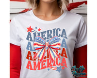 Coquette American Flag PNG