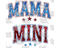 Coquette American Mama Mini PNG