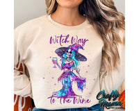 Witch Way To The Wine Png