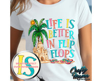 Life Is Better In Flip Flops Png