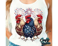 Patriotic Chickens Png