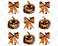 Coquette Halloween Jack O Lantern Png