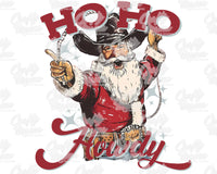 Ho Ho Howdy Santa Png