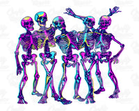 Neon Skeletons Png