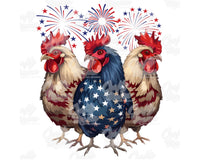 Patriotic Chickens Png