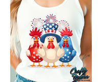 Patriotic Chickens Png