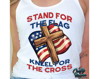 Stand For The Flag Kneel For The Cross Png