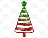 Faux Gltter Christmas Tree Png