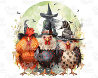 Spooky Chickens Png