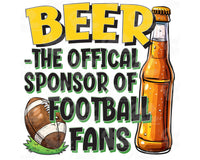 Beer Official Sponsor of Football Fans Png