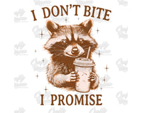 I Don't Bite Raccoon Png