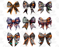 Halloween Coquette Bow Png