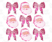 Santa Coquette Bow Png