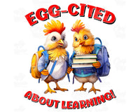 Eggcited About Learning Png