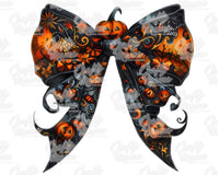 Halloween Coquette Bow Png