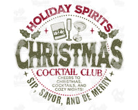 Holiday Spirit Cocktail Club Png