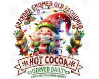 Gnome Christmas Hot Cocoa Png