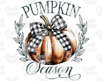 Coquette Pumpkin Season Png