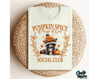 Pumpkin Spice Social Club Png