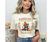 Pumpkin Spice Social Club Png