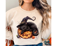 Black Cat Pumpkin Png