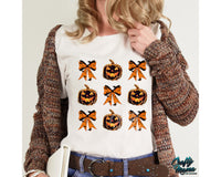 Coquette Halloween Jack O Lantern Png