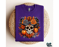 Skull And Pumpkin Png