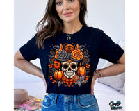 Skull And Pumpkin Png