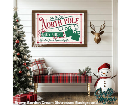 a christmas scene with a sign and a snowman