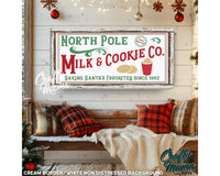 north pole milk and cookies