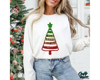 Faux Gltter Christmas Tree Png