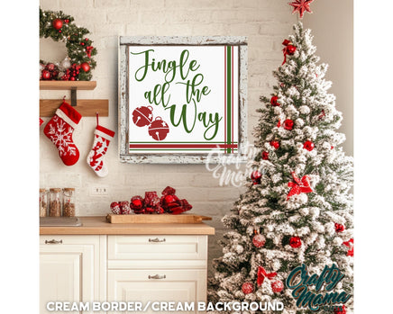 a decorated christmas tree in a kitchen