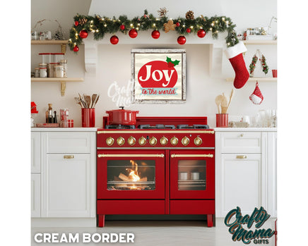 a red stove top oven sitting inside of a kitchen
