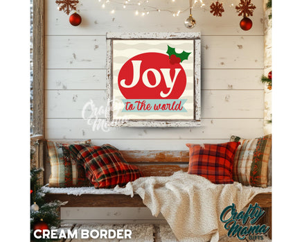 a picture of a christmas decoration hanging on a wall