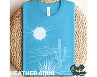 Line Art Desert T Shirt / Sweatshirt / Hoodie