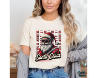 Retro Santa Sleighin It Png