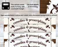 Winery Canvas Sign