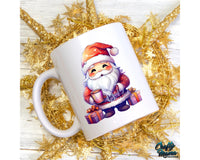 Santa Coffee Png