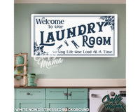 Laundry Room Canvas Sign