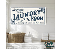 Laundry Room Canvas Sign