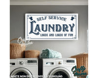 Laundry Room Canvas Sign