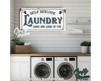 Laundry Room Canvas Sign