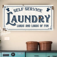 Laundry Room Canvas Sign