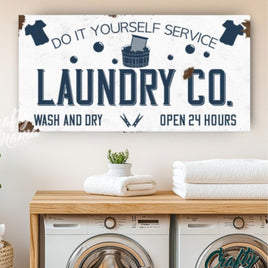 Laundry Room Canvas Sign