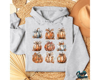 Coquette Fall Pumpkins Png