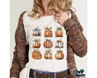 Coquette Fall Pumpkins Png