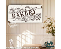 Bakery Kitchen Canvas Sign