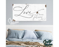 Love Is A Moment Canvas Sign