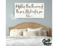 Mightier Than The Waves Canvas Sign