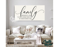 Family  Like Branches On A Tree Canvas Sign